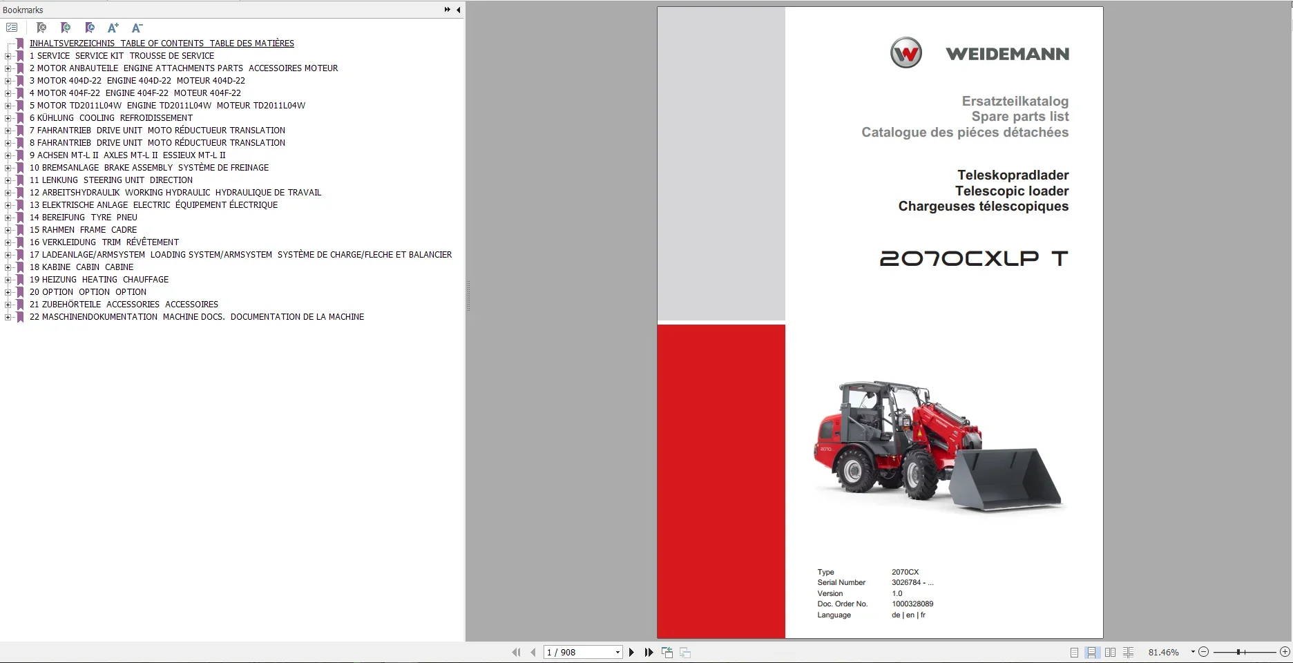 EPC-SOFTWARE Weidemann Ağır Ek - Heavy Equipment Software incelemesi ve fiyatı